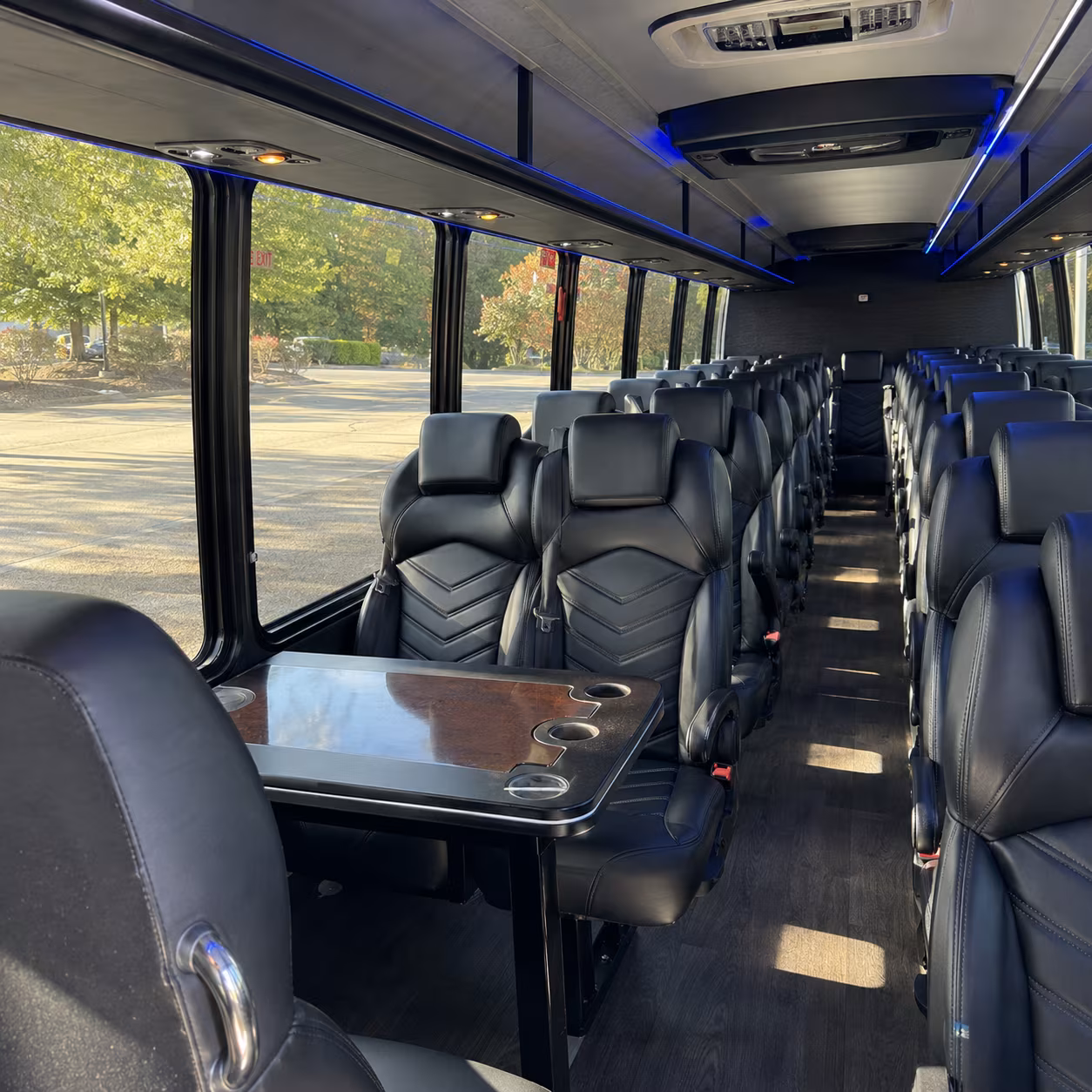 warwick religious group transportation onboard seating