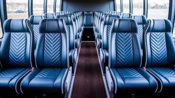 20 passenger minibus inside new bedford