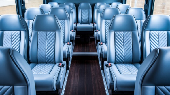 35 passenger minibus inside new bedford
