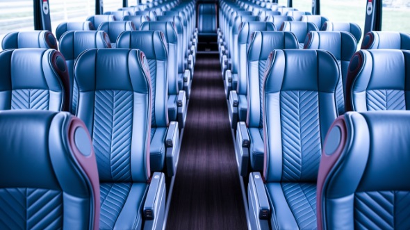 50 passenger charter bus interior