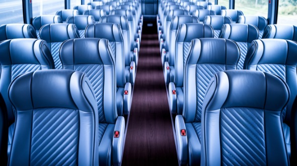 55 passenger charter bus interior new bedford