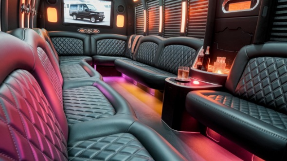 party bus rental interior new bedford
