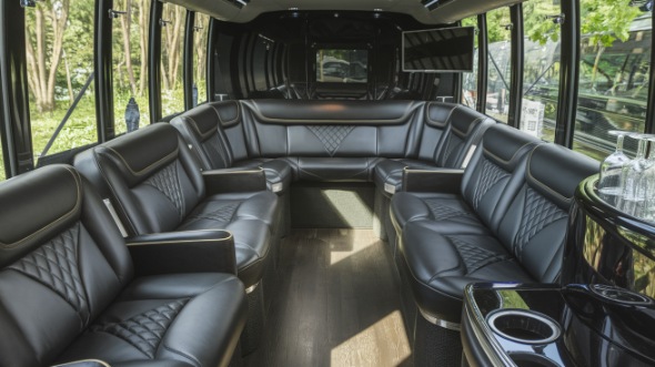sprinter limo rental interior lynn