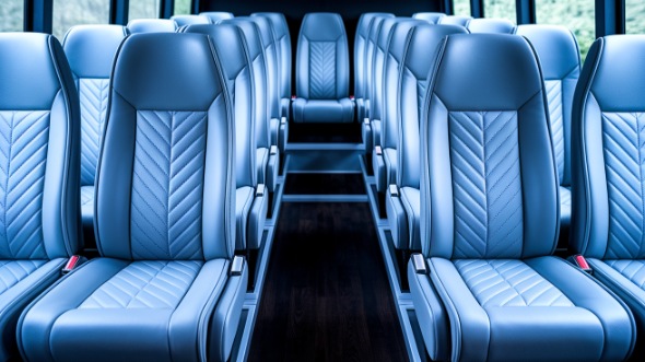 warwick 25 passenger minibus interior